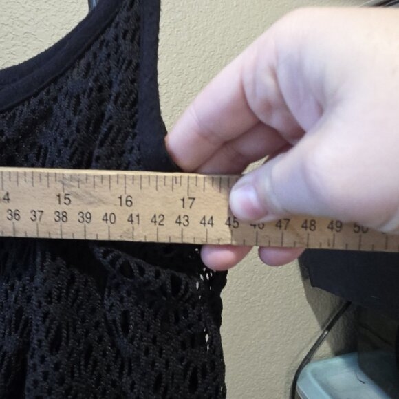 Maurices Boho Chic Black Tan Patterned Dress Above Knee Women's Size 0 - Picture 5 of 5